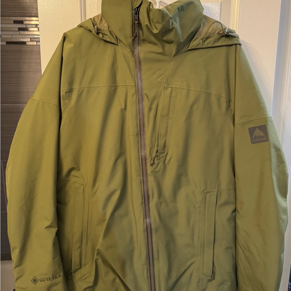 Burton Green Jacket with Sherpa Lining